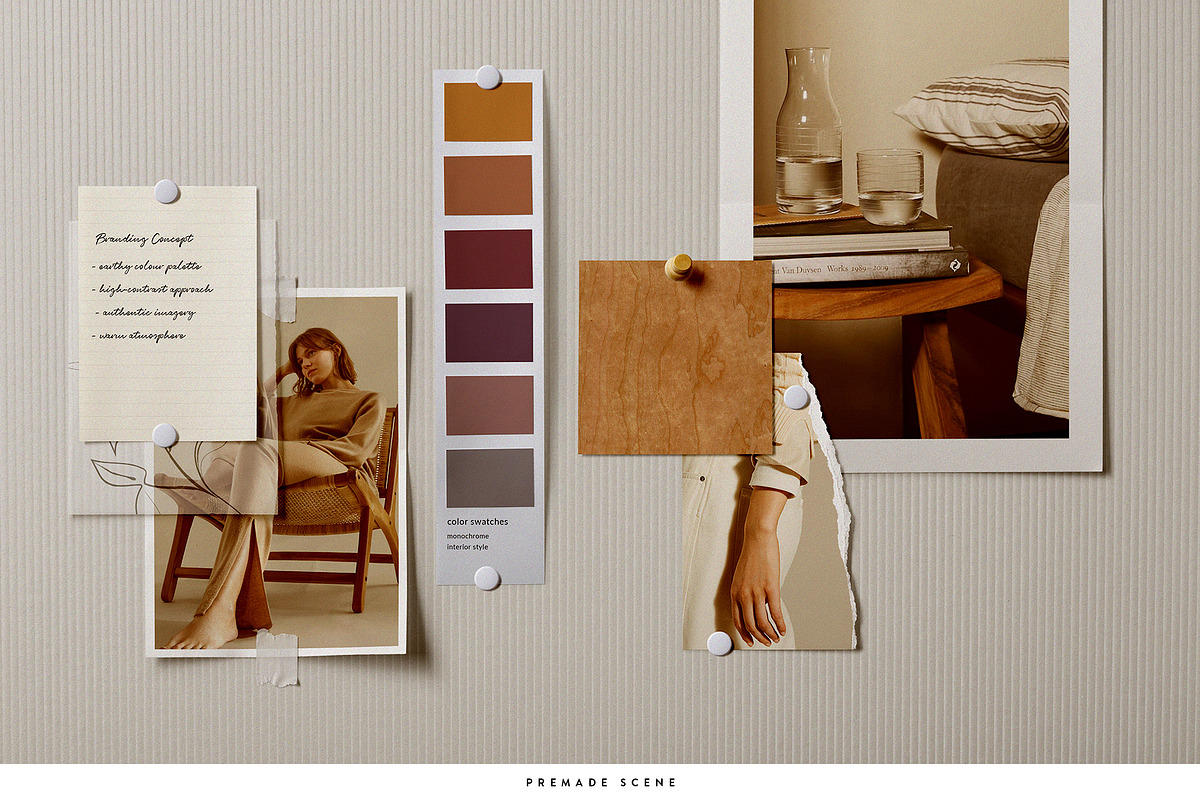 Wall Moodboard Scene Creator, a Product Mockup by Ruby&Heart Collective (Photo 11 of 18)