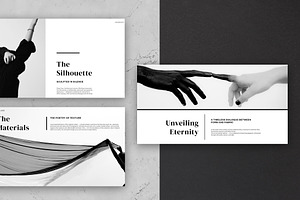 Black and White Fashion Presentation