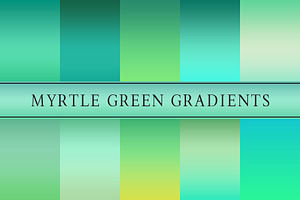 Myrtle Green Gradients