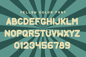 Orter - Retro Color Font