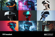 VR Headsets. 60 images, a Technology Photo by Handmadefont (Thumbnail 2 of 13)