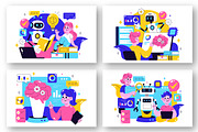 10 Machine Learning Illustration, a Technology Illustration by denayunebgt (Thumbnail 3 of 4)