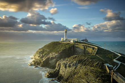 South Stack Lighthouse at sunset, a Nature Photo by Margaret Clavell