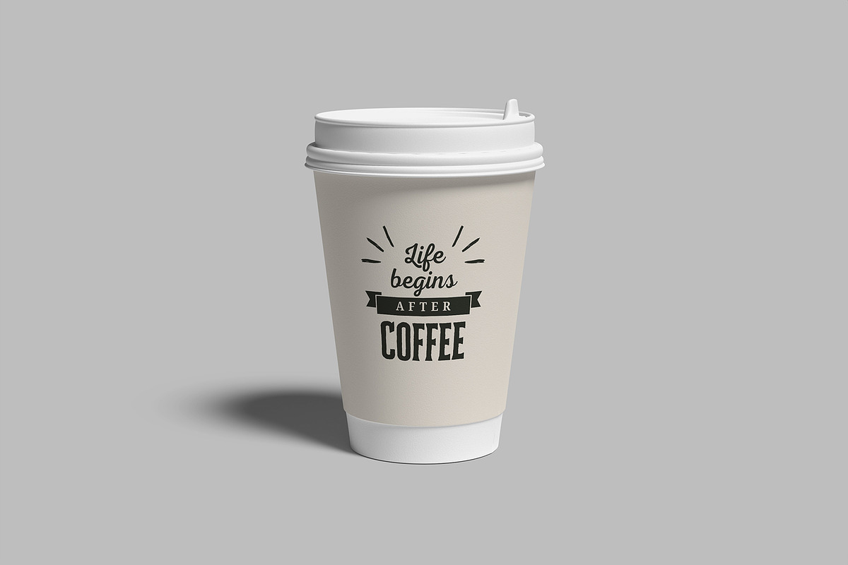 Coffee Cup Mockup, a Packaging Mockup by Bangdastudio (Photo 4 of 10)