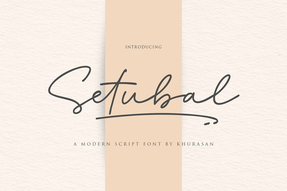 Setubal Script, a Script Font by khurasan (Photo 1 of 6)