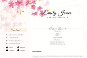 Water Color CV-Resume Template *C, a Resume Template by Showy68 Template (Thumbnail 5 of 5)