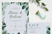 Eucalyptus Wedding Template Bundle, a Stationery Template by MarryMeMoments (Thumbnail 2 of 7)