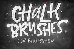 Realistic Photoshop Chalk Brushes!