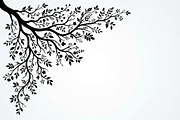 50 Tree Branch Corner Silhouette, a Decorative Illustration by Amazin_art (Thumbnail 21 of 25)