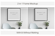 Square (2in1) Black Frame Styled, an Object Graphic by Loads of Lovely (Thumbnail 1 of 4)