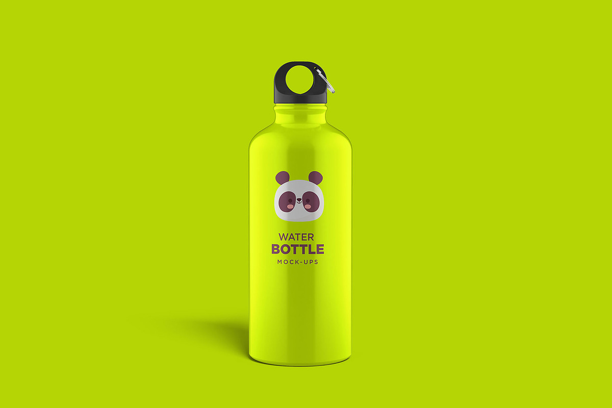 Water Bottle Mock-up, a Packaging Mockup by AlkStudio (Photo 5 of 7)
