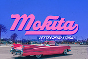 Mokita Retro Bold Script, a Script Font by Letterhend Studio (Thumbnail 1 of 9)