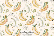 Banana floral seamless pattern, a Pattern Graphic by Pink Studio Art (Thumbnail 1 of 4)