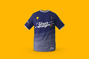 Men's Soccer Jerseys Mockup, a Shirt Mockup by Aprndy85 (Thumbnail 2 of 3)