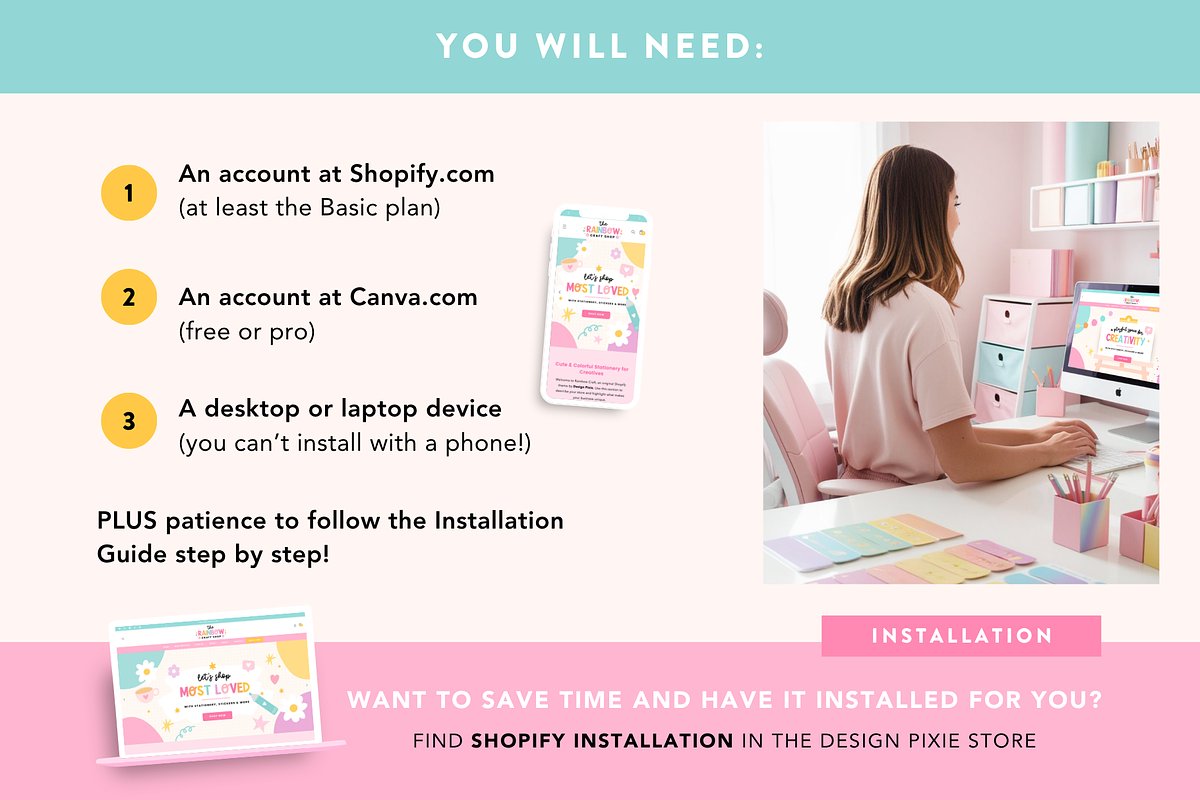 Rainbow Shopify Theme for Craft, a Shopify Template by Design Pixie (Photo 10 of 11)