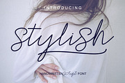 Stylish Script, a Script Font by MSG Studio (Thumbnail 1 of 11)