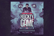Hockey Game Flyer, a Flyer Template by Tarommir (Thumbnail 2 of 3)