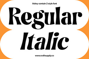 Askey - Funky Serif