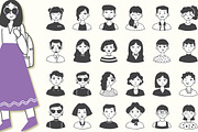 Doodle AVATARS, an Object Illustration by Virinaflora (Thumbnail 3 of 3)