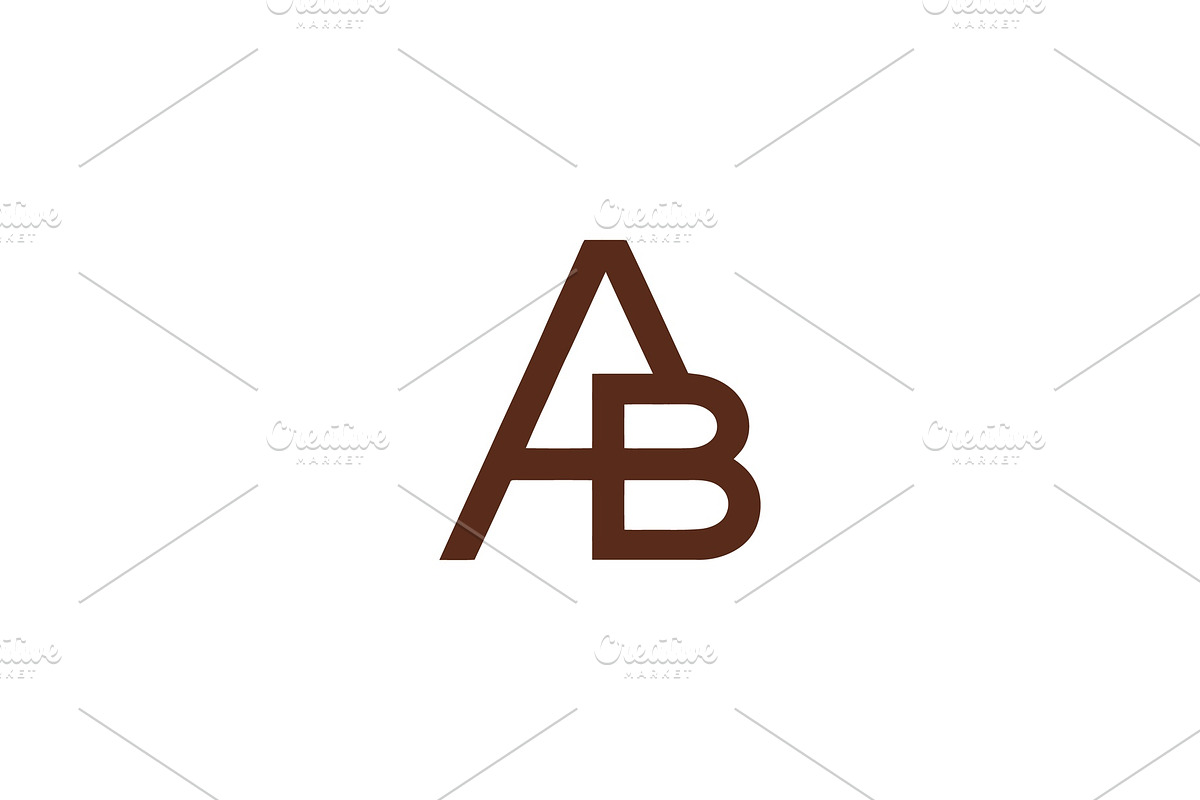 AB Logo Design. BA, a Branding & Logo Template by Vectorium Studio (Photo 1 of 2)