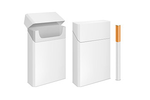Cigarettes pack box in 3d