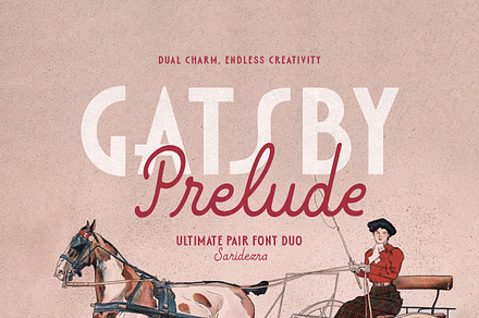 Gatsby Prelude - Art Deco Font Duo