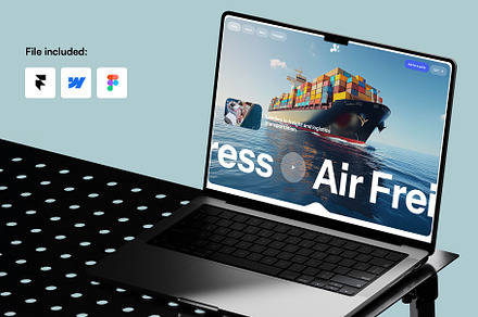 Frieght - Webflow & Framer Template, a HTML Template by Flowmance