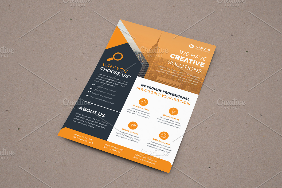 Flyer Template, a Flyer Template by Alice_s (Photo 4 of 10)