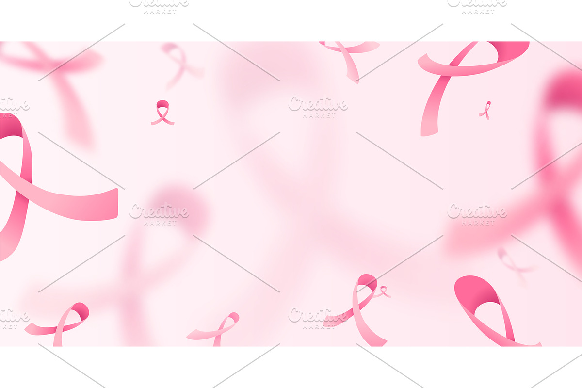 Breast cancer awareness month vector, a Healthcare Illustration by Zaie