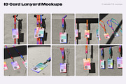 ID Card Lanyard Mockup Pack, a Merchandise Mockup by Motion-Box (Thumbnail 3 of 4)