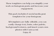 Instagram Post Templates, an App Template by KarolinaKreations (Thumbnail 3 of 5)