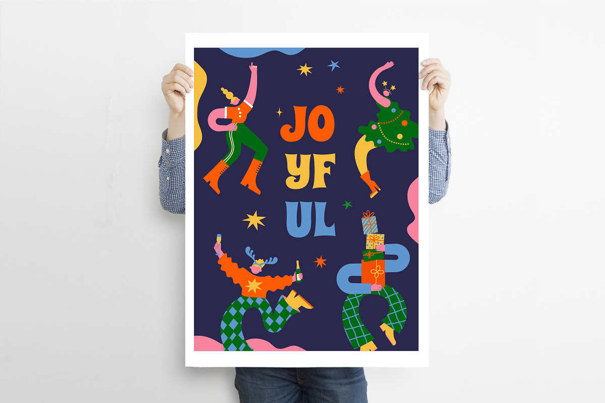 Groovy Bizarre Xmas Characters, a Seasonal Illustration by Marish (Photo 8 of 8)