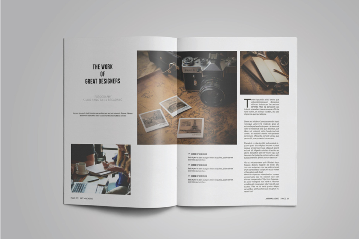 A5 ARTZ Magazine Template, a Magazine Template by Alhaytar (Photo 7 of 8)