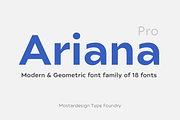 Ariana Pro font family, a Sans Serif Font by Mostardesign Type Foundry (Thumbnail 1 of 16)