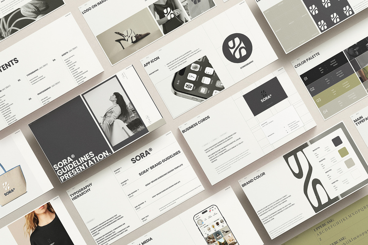 Brand Guidelines Presentation Design, a Presentation Template by Studio Monova (Photo 4 of 22)