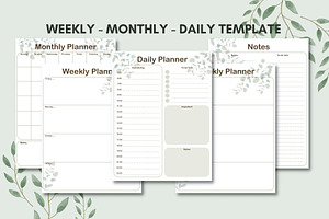 Monthly Planners & Schedules