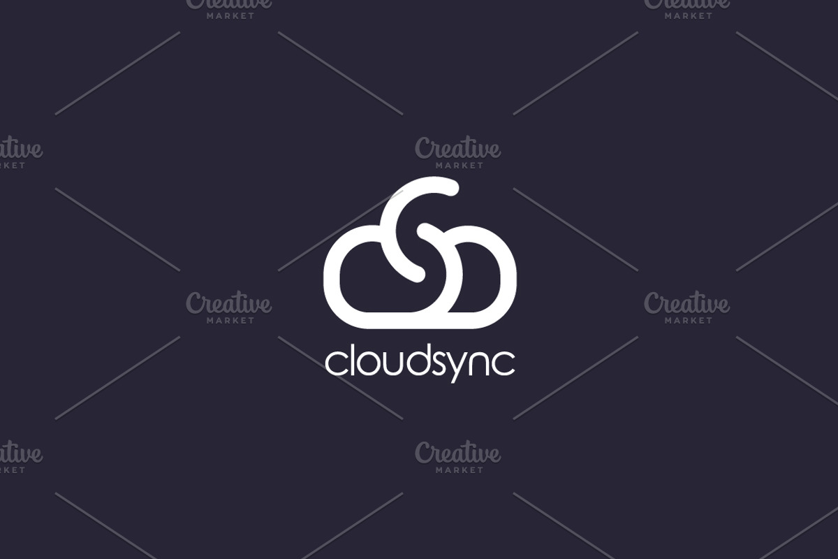 Cloud Sync Logo, a Branding & Logo Template by DUMMA