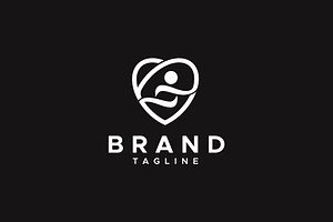 Life coaching love logo design, a Branding & Logo Template by Amadul11