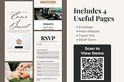 Minimal Wedding Website Invitation, a Landing Page Template by Everyday Perfection (Thumbnail 3 of 8)