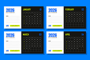 Modern Calendar Template for 2026, an UI Kit Template by ContestDesign (Thumbnail 2 of 4)