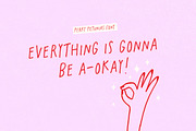 Perky Petunias Handwritten Font, a Font by Nicky Laatz (Thumbnail 2 of 11)