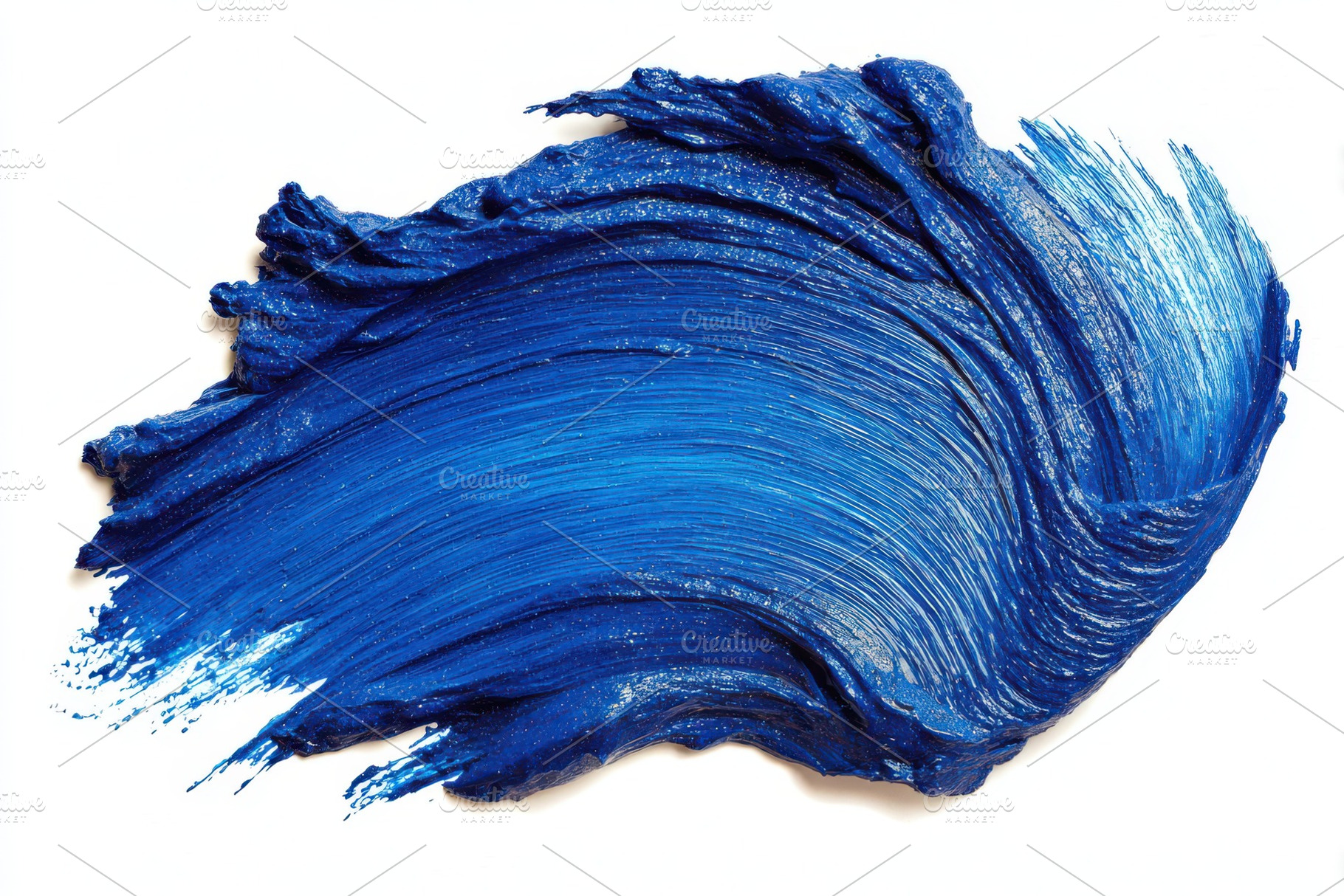 Blue paint texture stroke abstract a, a Photo by Pixeness Studio