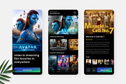 Nobar – Streaming Movie Mobile App, an UI Kit Template by Panen Creative (Thumbnail 2 of 3)