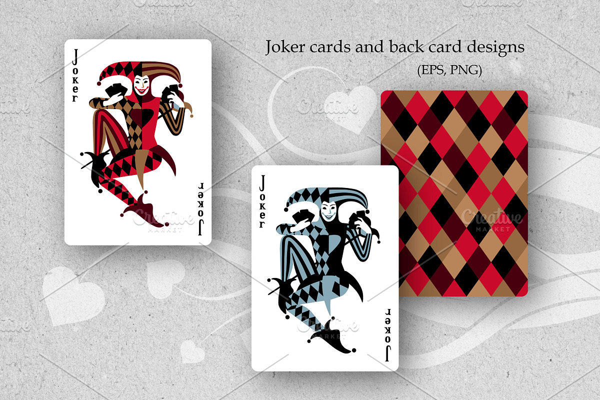 Minimalist Flat Playing Cards, an Object Illustration by Retro Graphic Box (Photo 2 of 6)