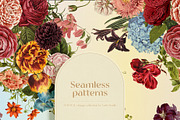 Vintage Floral Alphabet Flower Set, a Decorative Illustration by Veris Studio (Thumbnail 7 of 15)