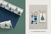 Snowy Christmas Patterns and Clipart, a Pattern Graphic by Rxmi Studio (Thumbnail 3 of 9)