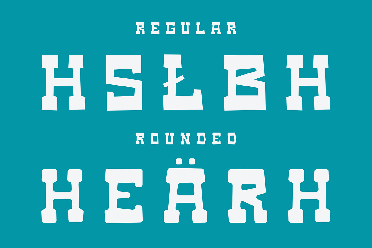 LUCK BUTCHER, a Slab Serif Font by SON OF THIRTEEN (Photo 4 of 5)