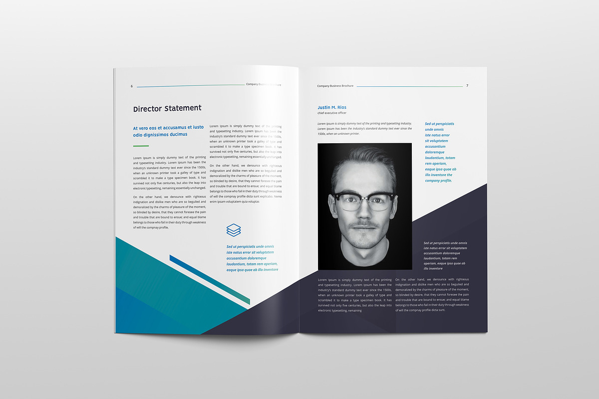 Clean & Modern Multipurpose Brochure, a Brochure Template by Pro-Gh (Photo 3 of 9)