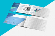 A4 Landscape Bi-Fold Brochure Mockup, a Books & Magazine Mockup by Illusiongraphic (Thumbnail 10 of 17)