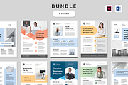Flyer Bundle | MS Word & Indesign, a Flyer Template by Leaflove (Thumbnail 1 of 10)